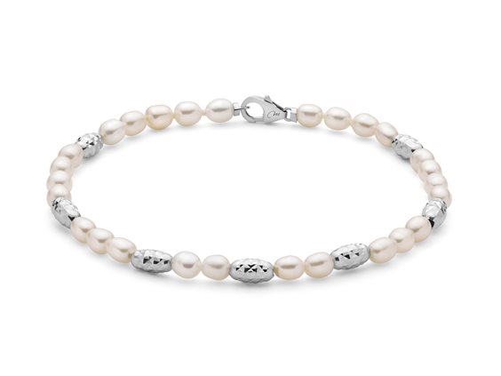 Bracciale Miluna Donna Pepite di perle in Argento Perla PBR3642B - PBR3642B